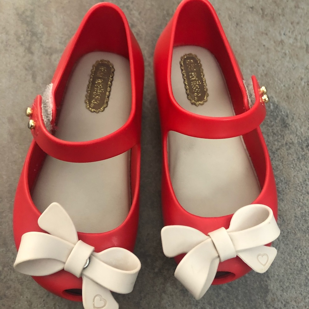 Mini Melissa size 7 toddler shoes